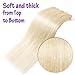 Benehair 22inch 160g Clip in Hair Extensions Human Hair Double Weft Hair Extension Balayage Platinum Blonde 100% 8A Grade Thick Soft Long Straight Remy Hair 8pcs Full Head Clip On Real Human Hair