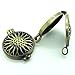 5pcs Mix Style Vintage Bronze Locket Essential Oil Aromatherapy Diffuser Pendant Charms Necklace