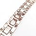 Fenix 5S Watch Band, YOOSIDE 20mm Easy Fit Stainless Steel Metal Bling-Bling Quick Release Watch Band Strap for Garmin Fenix 5S/5S Plus,Fit Wrist 4.7-8.2 inch (D Rose Gold)