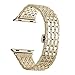 Kartice Compatible with Apple Watch Band Series 6 40mm 42mm And Apple Watch SE Bands Crystal Rhinestone Bracelet Band for iWatch Apple Watch Series 5 4 3 2 1 (Gold 38mm)