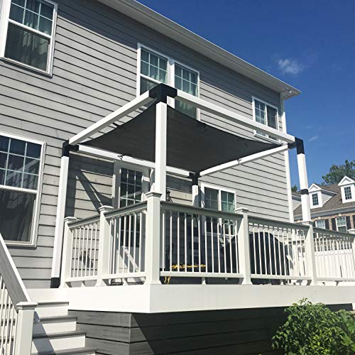 TOJA Grid Pergola Kit with Shade Sail (8 x 10) Pricepulse