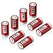 EBL RCR123A Rechargeable Batteries (8-Pack) Li-ion 3.7V Battery for Arlo Wireless Security Cameras (VMC3030/VMK3200/VMS3330/3430/3530)
