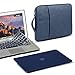 GMYLE MacBook Air 13 Inch Case A1466 A1369 Old Version 2010 2017, 13 13.3 Inch Handle Carrying Sleeve Bag and Keyboard Cover 3 in 1 Set (Navy Blue)