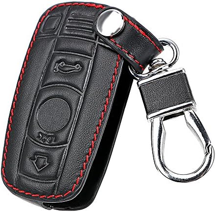 Remote Controller Key Holder KeyChain Cover for BMW E90 E60 E70 E87 3 5 6 Series M3 M5 X1 X5 X6 Z4 Leather Key Case for Car