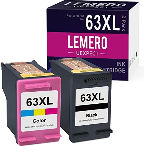 thumbnail image 2 of ColoWorld Compatible HP 63XL Ink Cartridge – Black & Tri-Color, High Capacity, For OfficeJet/ENVY/DeskJet 2 of 6