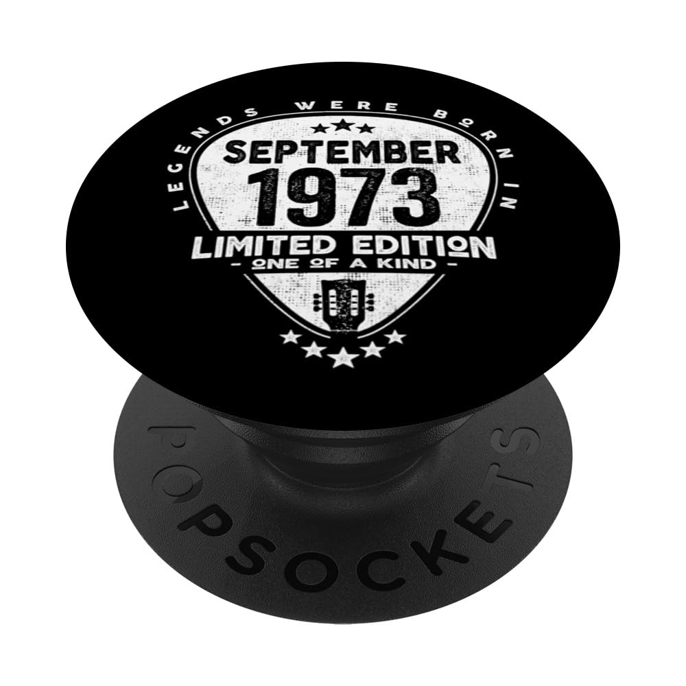 Legends Were Born In September 1973 - Guitar PopSockets Swappable PopGrip