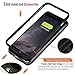 iPhone 7 Plus Battery Case,Suposun 4880mAh Ultra Slim(0.52in) Portable Battery Charging Case for iPhone 7 Plus(5.5in) Charger Case Battery Pack External Battery Backup with Lightweight(3.9oz) - Black