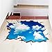 Lowprofile 3D Bridge Floor/Wall Sticker Removable Mural Decals Vinyl Art Living Room Decors (B)
