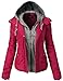 Luna Flower Women's Quilted Two Tone Mix Comfortable Padding Jackets