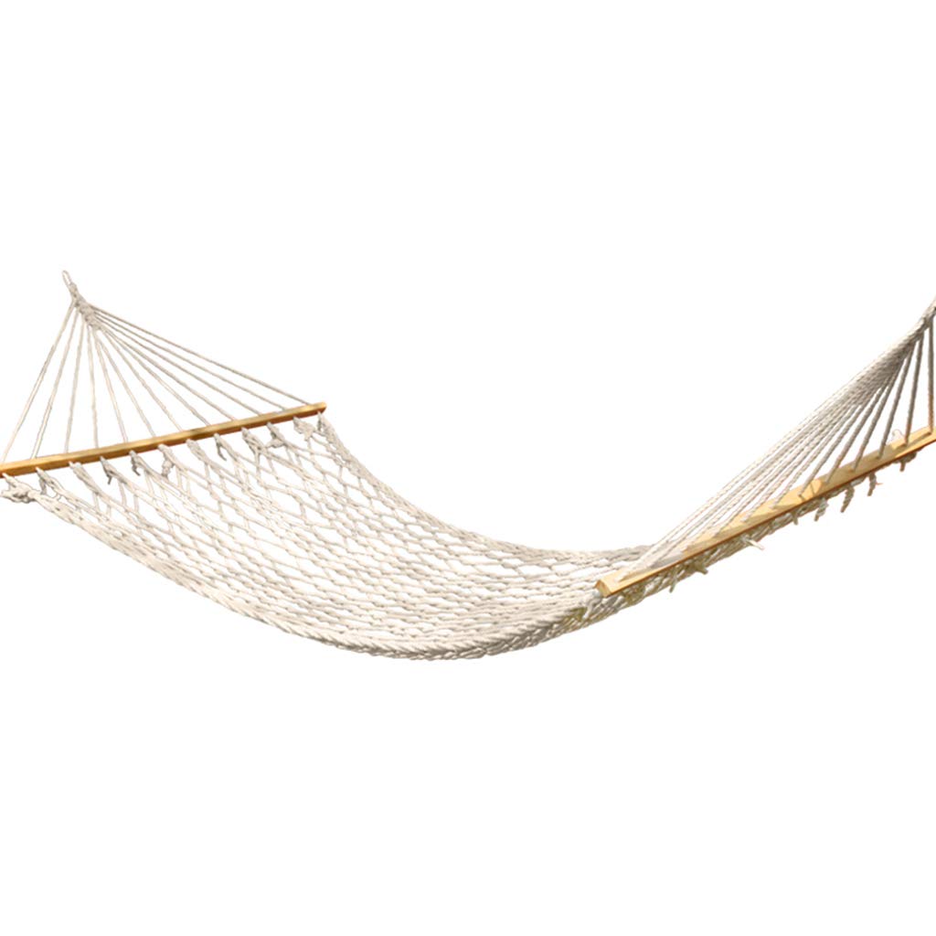 1cm 屋外のために適した 公園 浜 裏庭 屋外の家の振動ハンモック 寮の寝室の純ベッドの木の棒のハンモックのロールオーバーの防止 B07pbvx9bd ハンモック 魅力的な価格