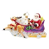 Christopher Radko Magical Journey Glass Christmas Ornament 2014