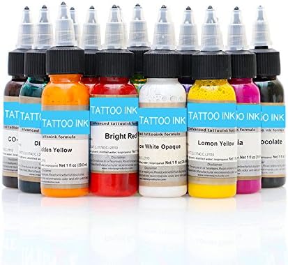 Tattoo Inks 14 Colors 30ml/bottle Tatto Pigment Inks Set For Body Tattoo Art Kit Permanent makeup