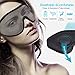 3D Sleeping Mask Eye Cover, Cshidworld Patented Design 100% Blackout Sleep Mask Contoured Comfortable Lightweight Adjustable Eye Mask & Blindfold for Travel, Nap, Shift Works (Grey)
