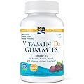 Nordic Naturals - Vitamin D3 Gummies - Healthy Bones, Mood, and Immune System Function