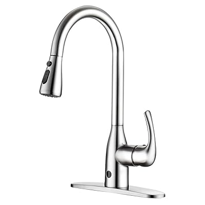 BadiJum High Arc Grifo para fregadero de cocina con sensor