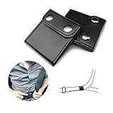 Seatbelt Adjuster, ILIVABLE Comfort Auto Shoulder Neck Protector Locking Clip Cover, Vehicle Car Seat Belt Safety Positioner (2 Pack, Black)