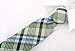 Scott Allan Collection New Day Plaid for Men - Jacquard Silk Necktie - Grass Green