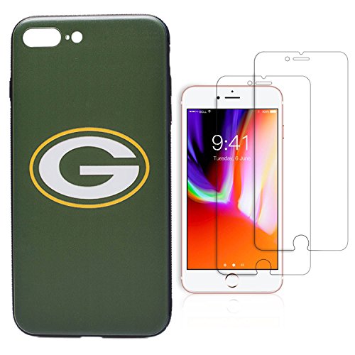 Sportula NFL Phone Case for iPhone 7 Plus/iPhone 8 Plus (5.5”), Give 2 Premium Screen Protectors Extra Value Set