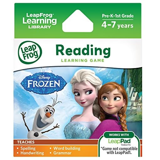 LeapFrog Disney Frozen Learning Game (for LeapPad Platinum, LeapPad Ultra, LeapPad2, LeapPad3)
