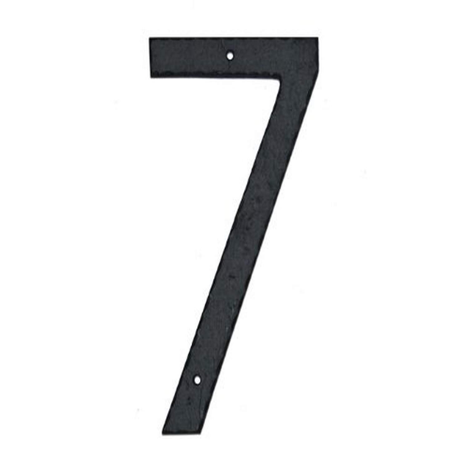 Montague Metal Products 10" Textured Font Single House Number 7
