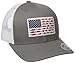 Columbia Mens Pfg Mesh Snap Back Baseball-caps, Titanium/Fish Flag