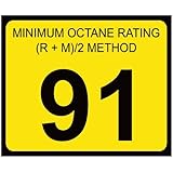 91 Gasoline Sticker
