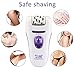Electric Epilator for Women 3 in 1 Cordless Ladies Hair Removal Tool for Bikini Line Leg Armpit