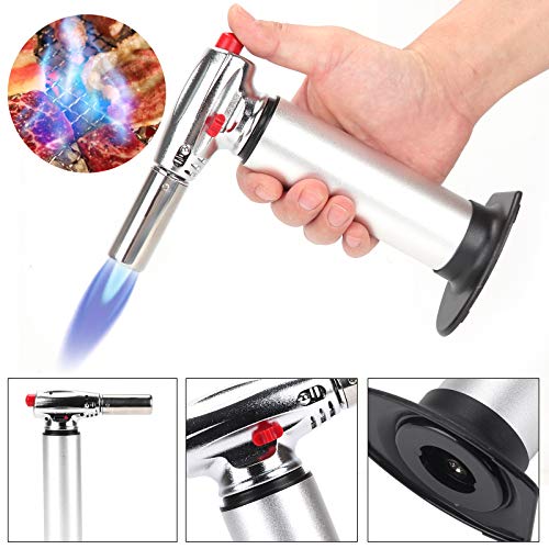 BALLSHOP Flambierbrenner Küchenbrenner Butangasbrenner mit Sicherheitsschloss Butan Gasbrenner für Creme Brulee BBQ… – Bild 4
