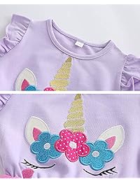 Fiream, vestidos casuales de mangas largas con aplique, para niñas