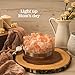 LEVOIT Aria Himalayan Salt Lamp, Pink Rock Large Crystal Natural Himilian Gift Night Light (ETL Certified) Touch Dimmer, 8.5lbs
