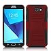 Elegant Choise Galaxy J7 Sky Pro Case, Galaxy J7 V Case, Galaxy J7 Perx Case, Heavy Duty Full Body Protective Case Cover with Belt Swivel Clip and Kickstand for Samsung Galaxy J7 2017 (Red)