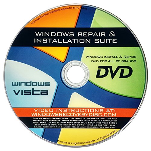 Windows Vista Master Disc- 32/64-bit Versions Ultimate, Home, Premium, Enterprise, Business Suite