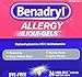 Benadryl Dye-Free Allergy Reliefs, 24-Count Liqui-gels (Pack of 4)
