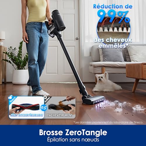 Tineco Floor One Switch S7 Stretch Vacuum Cleaner, 5-in-1 Cordless Mop Vacuum Cleaner, Flat 180°, Two-Edge Cleaning, Extended Autonomy, FlashDry 85°C Self-Cleaning