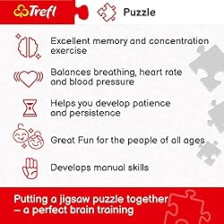 Trefl Red Panorama 1000 Piece Puzzle - by The