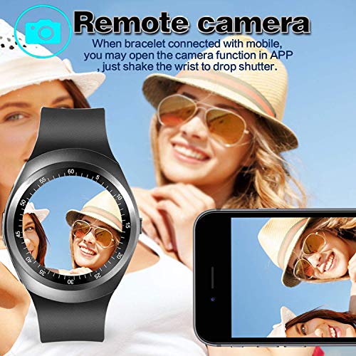 [2020 New] Smart Watch-Touchscreen Smartwatch for Android iOS Phones Activity Fitness Tracker with Heart Rate Blood Pressure Monitor Sport Watch Pedometer Calorie Men Women Xmas Holiday Birthday Gift - Thumbnail 6