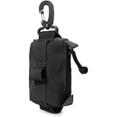 Tactical Compact Pouch, Molle Utility Pouch Bag Mini Coin Purse Keychain Wallet for Men Women