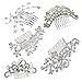Leegoal(TM) Wedding Crystal Rhinestone Jewelry Bride Pearl Hair Comb Pin