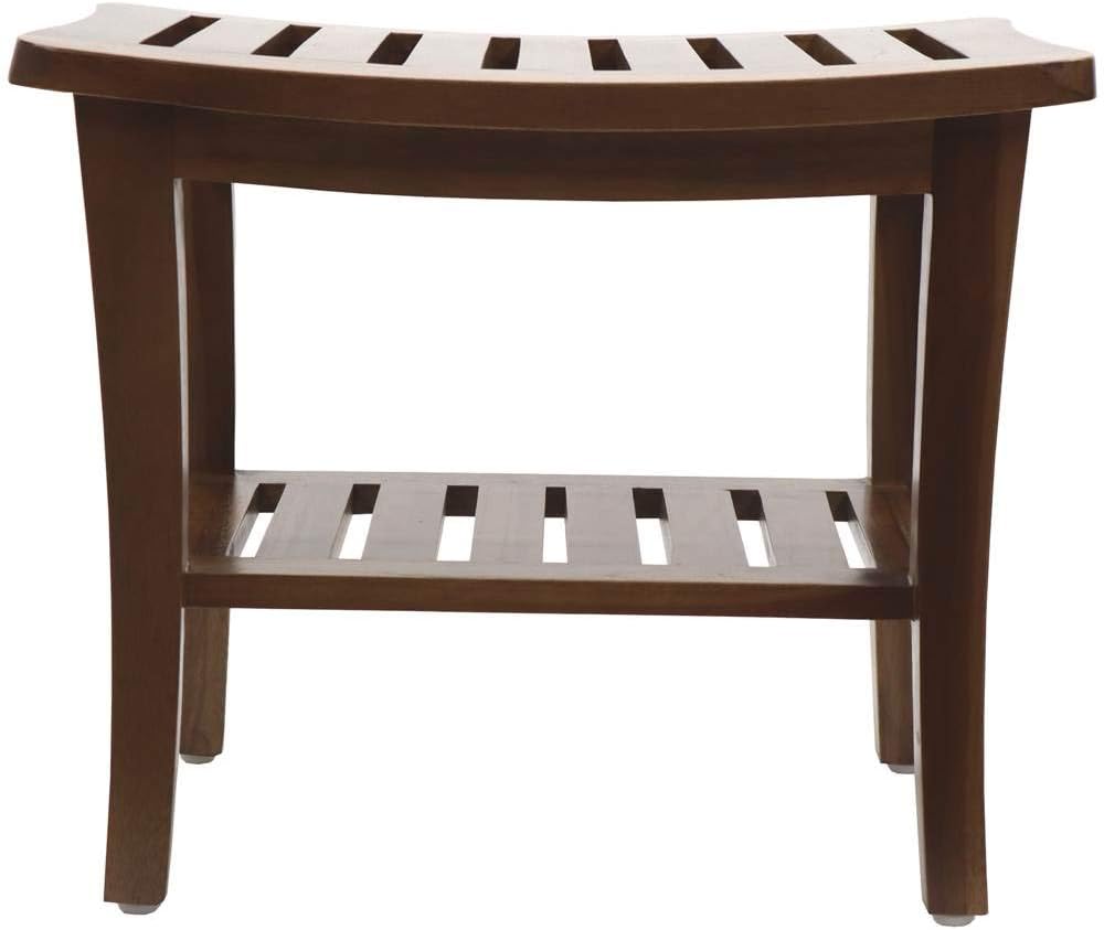 Redmon 5323 Teak Collection Bench, 20 x 13.5 x 17.5 Height: Home & Kitchen