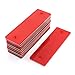 uxcell 10 Pcs Red Plastic Rectangular Stick-on Car Reflector Sticker
