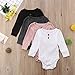 Emmababy Newbown Baby Boys Girls Knitted Sweather Rompers Sleepwear Long Sleeves Pajamas Fall Winter Bodysuit Pink
