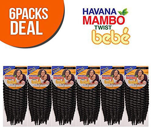 Janet Collection Synthetic Hair Crochet Braids Havana Bebe Mambo Twist Braid 10