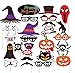 Halloween Photo Booth Props Decorations, Holiday Day Props Attached to the Stick Halloween Decorations - DIY REQUIRED - 26 Count