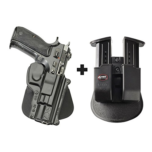 Fobus CZ-75 Paddle Conceal Concealed Carry Holster CZ 75, 75B (Old version only) 75BD, 85 + 6909 ND Double Magazine Pouch