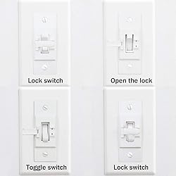 Light Switch Guard, ILIVABLE Optional Wall Plate