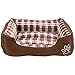 Animals Favorite New Rectangle Pet Bed with Dog Paw Print (22
