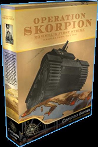 COMPASS: Operation Skorpion, Rommel's First Strike, Halfaya Pass, May 1941, Board Game