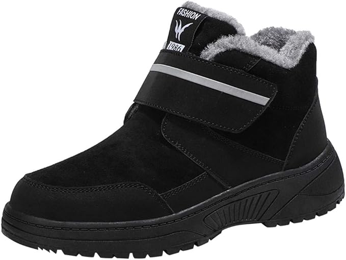 Women's Flat Walking Shoes Elderly Winter Outdoor Fitness Trainers Hook