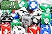 12x Dice Counters, 6x White +1/+1 and 6x Black -1/-1 for Magic the Gathering