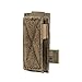 OneTigris Single/Double/Triple Pistol Mag Pouch with Front Loop Panel for Glock M1911 92F Magazines 40mm Grenade (Single-Stack, Coyote Brown)